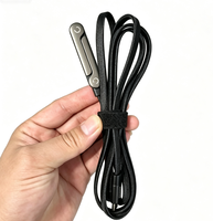 Cable USB-C TUTI de 240W con Carga Rápida PD y Adaptador con Soporte Plegable para Teléfono, Kit de Cargador para Laptop