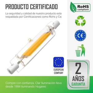 Hybec R7S LED 6W <b>Bulb</b> White Light 78mm Replacement For 60W <b>Halogen</b> - Product Image 4