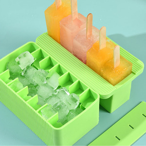 Juego de Contenedores de Plástico Ecológicos de Grado Alimenticio de 1000 ml para Helados, Molde para Postres DIY, Máquina Manual para Hacer Helados, Color Azul - Product Image 1