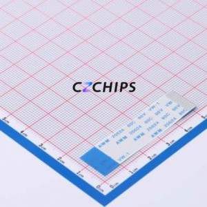 FC-1.0A-12P-50mm FFC Cable (Flexible Flat Cable) P=1mm Connector 12P 1mm 0.3mm Reverse - Product Image 1