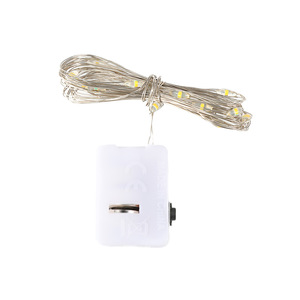 ไฟ LED สายทองแดง 4.5V ใช้แบตเตอรี่แบบกระดุม พร้อมสวิตช์ควบคุมแบบแมนนวล สำหรับตกแต่งดอกไม้ เค้ก กล่องของขวัญ และงานปาร์ตี้ - Product Image 3