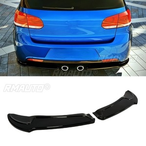 สปอยเลอร์กันชนหลังรถยนต์ ชิ้นส่วนตกแต่งสำหรับ Volkswagen Golf รุ่นที่ 6 R20 ฝาครอบกันชน อุปกรณ์ตกแต่งรถยนต์ - Product Image 1