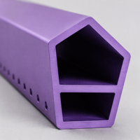 Pièces structurelles en aluminium de précision CNC, profil d'extrusion personnalisé, tolérance stricte, aérospatiale, médical, semi-conducteur, OEM