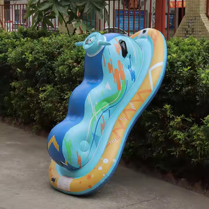 Nouveau modèle d'embarcation de <span class=keywords><strong>ski</strong></span> gonflable d'hiver pour enfants en PVC, type bateau à moteur, avec fonction de tapis de <span class=keywords><strong>ski</strong></span> et de tube à neige - Product Image 4