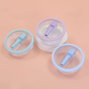 40oz Tumbler Colorful Lid Thickened Silicone <b>Straw</b> Lid <b>Plastic</b> Replacement Cover for Ice Tumbler <b>Drinking</b> Cup Accessories - Product Image 4