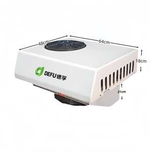 12V 24V 48V unité réfrigérée électrique de <span class=keywords><strong>camion</strong></span> de réfrigérateur de <span class=keywords><strong>camion</strong></span> de tricycle réfrigéré de toit pour la viande congelée - Product Image 1
