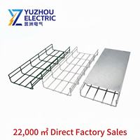 Plateau de gestion de câbles en treillis métallique en acier au carbone personnalisé en usine, revêtement anti-corrosion, étanche, ignifuge, capacité de 200 kg pour la pose de câbles