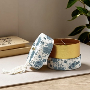 Biodegradable Custom Kraft Cardboard <b>Round</b> Cylinder <b>Box</b> Packaging Paper Tube for Jewelry <b>Gift</b> Luxury Necklace Ring - Product Image 2