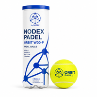 Nouvelle Arrivée - Balle de Padel en Caoutchouc Haute Élasticité et Résistance, Rose, Personnalisable avec Logo, en Boîte