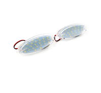 Feux de plaque d'immatriculation arrière à LED pour Opel-Astra F Hatchback Convertible-Corsa a B Vectra B