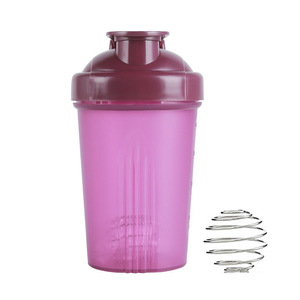 Bouteilles shaker en plastique PP inoxydable portable unisexe, mélangeur de poudre de protéine de lactosérum, gobelets d'eau potable directe, conception de logo - Product Image 4
