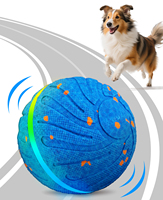 Jouet pour chien en plastique rechargeable, durable et écologique, en forme de robot avec capteurs tactiles – Jouet souple moderne pour le Nouvel An et Noël