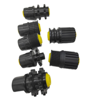Poulie de transmission à gorge en V pour convoyeur, roue dentée de 50 mm de diamètre extérieur, épaisseur de 1,5 mm, axe hexagonal de 11/12/15 mm, embout en polymère avec roulement