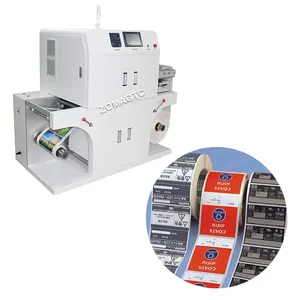 Fully automatic roll print and cut sticker machine custom label printer print label label printer sticker machine