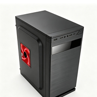 Boîtier d'ordinateur Meway Gaming Micro ATX, 7 emplacements PCI, prend en charge 2 HDD, 2 SSD, installation multi-ventilateurs, tour de bureau, en stock