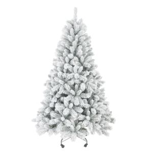 Arbre de Noël artificiel moderne avec lumières préinstallées, flocons de neige artificiels blancs, vente en gros personnalisée - Product Image 5