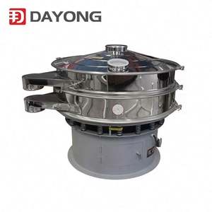 Tamis vibrant rotatif haute fréquence avec moteur vibrant vertical 2-500 maille pour composants de base de poudre alimentaire traitement des aliments - Product Image 1