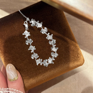 Pulsera de Plata de Ley 925 Bañada en Oro con Moissanita de Lujo, Cadena Tipo Tenis, Brazalete, Proveedor Mayorista de Joyería en Stock - Product Image 1