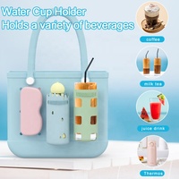 Organisateur en silicone pour support de téléphone Bogg Bag, ensemble d'accessoires Bogg Bag Wallet et porte-lunettes de soleil pour porte-gobelet Bogg Bag