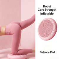 Accessoires de tapis de yoga : Coussin d'équilibre gonflable, coussin d'instabilité, ensemble de Pilates pour la maison et la salle de sport, vente en gros, OEM, personnalisé