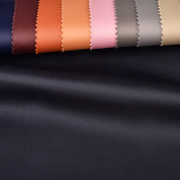 Coats için yumuşak rahat nefes alabilen % 100% Polyester katı boyalı dokuma kumaşlar