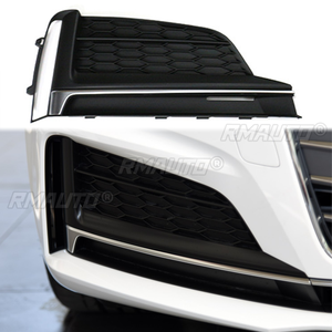 Cubierta de rejilla para faros antiniebla delanteros estilo panal para Audi A5 S-line 2017 2018 2019, accesorios para coche - Product Image 2