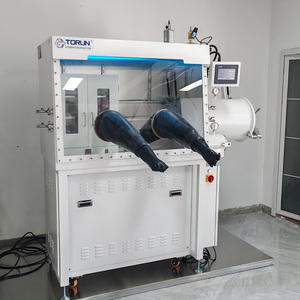 Sistema de purificación de gas H20 y O2<1ppm Experimento de laboratorio Funcionamiento Cámara de vacío de acero inoxidable purificada Guantera de gas inerte - Product Image 3