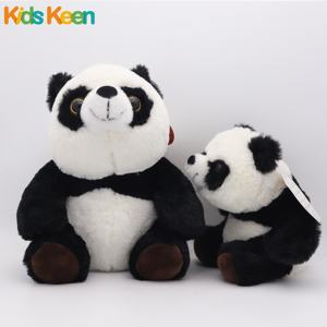 لعبة أفخم الباندا السمينة اللطيفة للأطفال ضمان الجودة ، دب أبيض وأسود فروي ، لعبة أفخم الباندا العملاقة ، هدايا العطلات - Product Image 5