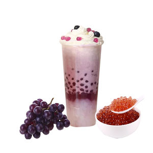 Perles de boba à la saveur de raisin en gros, concentré de garniture pour boisson au bubble tea de qualité supérieure en bouteille - Product Image 5