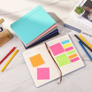 Hardcover Pu Leather <b>Planner</b> logo Custom Pu Agenda Colorful Personalized Notebook with Elastic Band - Product Image 3
