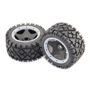 Pneus de voiture RC à l'échelle 1/5, Hpi Rofan Baha <span class=keywords><strong>5b</strong></span>, pneus tout-terrain, par paire, pneus avant et arrière, 1 paire - Product Image 1