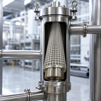 Cartouche filtrante en maille plissée en acier inoxydable CHENRUI, filtration industrielle