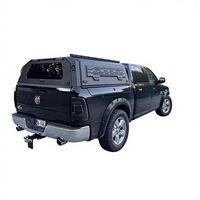 Couverture de benne pour pick-up 4x4, accessoires tout-terrain, auvents de camion en alliage d'aluminium pour Dodge Ram 1500/2500 avec Rambox 5,7 pi/6,4 pi