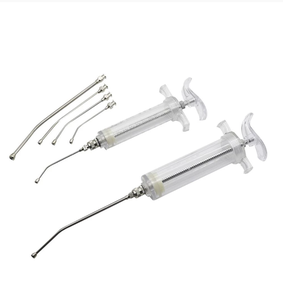 Ống Tiêm Cho Chim Ăn Thân Nhựa Ống Tiêm Nhựa Thú Y 20ML Có Thanh Thép Không Gỉ Điều Chỉnh Được - Product Image 2