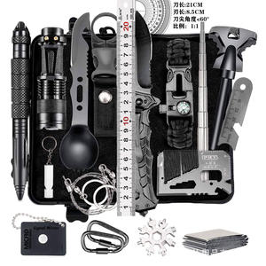 Kit de Supervivencia Transfronterizo, Multifuncional, Compacto, de Aluminio, para Emergencias al Aire Libre, Equipo de Primeros Auxilios para Aventuras - Product Image 3