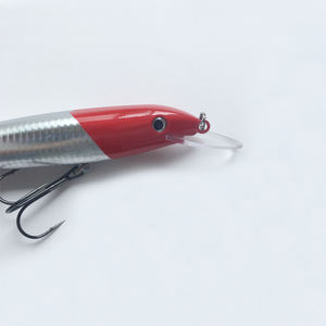 4/0トレブルフック付きハードハルコプラスチックルアー塗装ボディ - Product Image 3