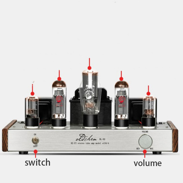 KYYSLB Hifi Tube Amplifier High Fidelity Blueteeth Fever Amplificador Lossless Home Audio High Power Sound Speaker Amplifier