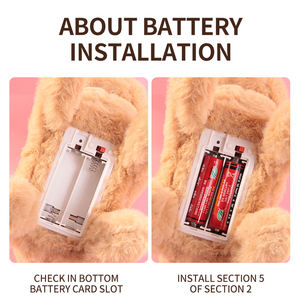 ぬいぐるみきしむぬいぐるみ幼児のための漫画のおもちゃ電気ウォーキング素敵な電子ぬいぐるみミュージカルシェイクアニマルユニセックス - Product Image 6