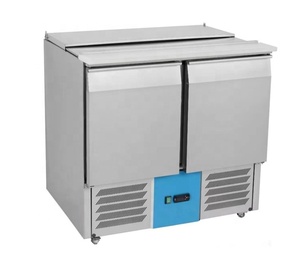 2 ou <span class=keywords><strong>3</strong></span> <span class=keywords><strong>portes</strong></span> Commerciales <span class=keywords><strong>Saladette</strong></span> refroidisseur avec top GN casseroles - Product Image 6