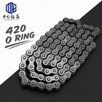 Chaîne de distribution de moto robuste 420 avec joint torique, étanche, 15,6 kN, 12,7 mm pour Yamaha CG125 CG150 Scooter Moto Tout-Terrain