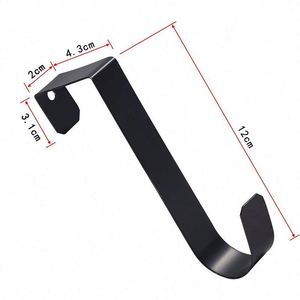 Hot Selling <b>Kitchen</b> 4 Pack Aluminum Alloy Rust-Proof Eco-Friendly Flexible Design Customizable Colors Door <b>Hooks</b> Decorative - Product Image 6