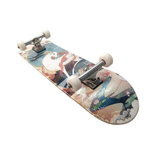 Vente flash - Skateboard rétro personnalisé avec logo, 31*8 pouces, bois d'érable, skateboard de qualité supérieure - Product Image 5