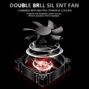 Lente de Proyector Bi-LED Súper Brillante de 45W, 3 Pulgadas, Luz Alta/Baja H4/H7, 12V, 4500lm, 6000K, Lámpara de Conducción Universal para Automóvil - Product Image 4