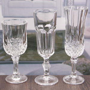 Ensemble <span class=keywords><strong>de</strong></span> verres à vin et à <span class=keywords><strong>champagne</strong></span> en <span class=keywords><strong>forme</strong></span> <span class=keywords><strong>de</strong></span> diamant transparent royal pour les faveurs <span class=keywords><strong>de</strong></span> mariage, les fêtes et la maison - Product Image 5