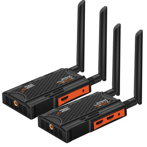 Transmisor y receptor de video y audio inalámbrico compatible con HDMI de 820 pies, kit extensor inalámbrico para computadora portátil, PC, STB a proyector de TV - Product Image 1