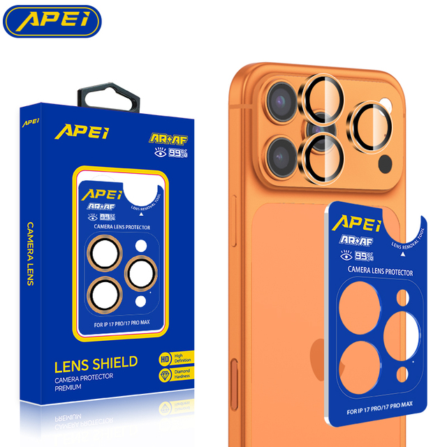 99% HD Explosion-proof AR + AF Camera Lens Protectors Tempered Glass Lens Film for iPhone 17/16/15/14/13/12 Pro Max Easy Install