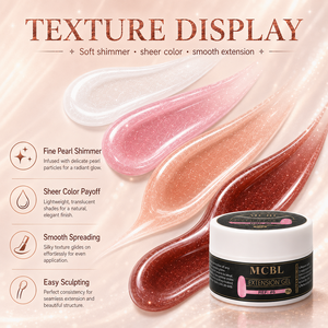 Nuovi Prodotti Primaverili: Gel Costruttore per Unghie di Alta Qualità Milky Way, Gel UV per Estensione Unghie per Saloni di Bellezza - Product Image 1