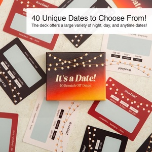 Carte Gratta e Vinci Personalizzate con 40 Idee Romantiche per Appuntamenti Notturni, Gioco per Coppie - Product Image 1