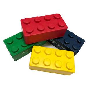 Pelota Antiestrés con Forma de Bloques de Construcción, Regalos Promocionales, Pelota Antiestrés de Bloques de Construcción de PU con Logotipo Personalizado - Product Image 6