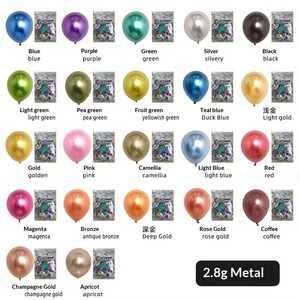 Globos Metálicos al por Mayor, Mezcla de Globos Dorados y Plateados, Decoraciones de Cumpleaños, Globos para Bodas, Artículos para Fiestas, Graduación - Product Image 4